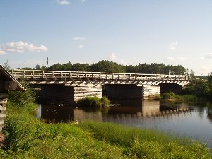 Мост через Чурьюгу в Ошевенске