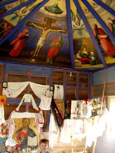 В часовне в деревне Рыжково