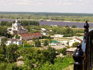 Тобольск. Вид от кремля на Нижний город